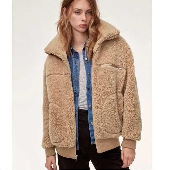 Aritzia Jackets & Blazers - Aritzia Wilfred Free The Teddy Jacket